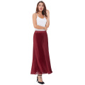 Kate Kasin Women's Retro Vintage Solid Color Summer Pleated Maxi Long Skirt 40" KK000614-1